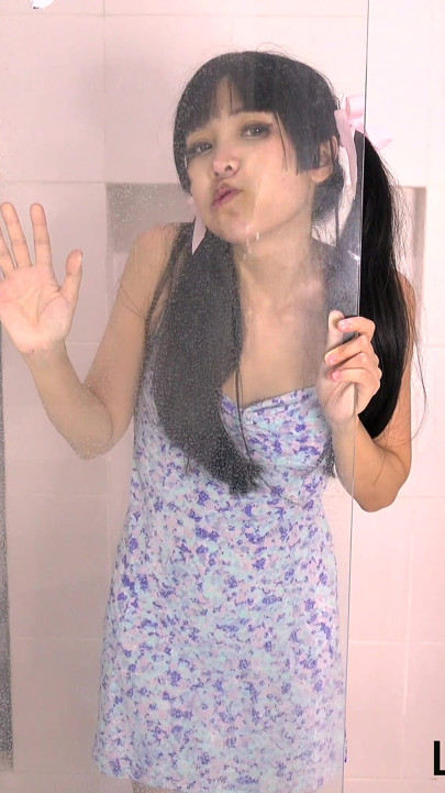 Face Pressed Against Glass