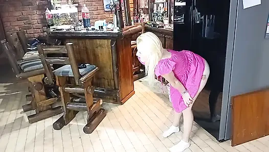 Fucking Fridge While My BF Is Watching