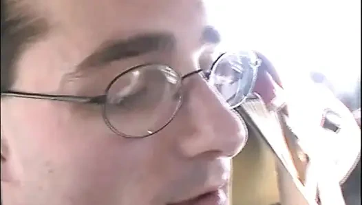 Horny Young Girl with Hairy Pussy Fucked in Car and Cum on Huge Tits by Big Amateur Cock