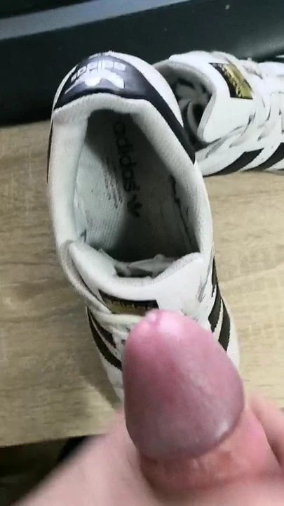 Cum in Her Adidas Superstars again