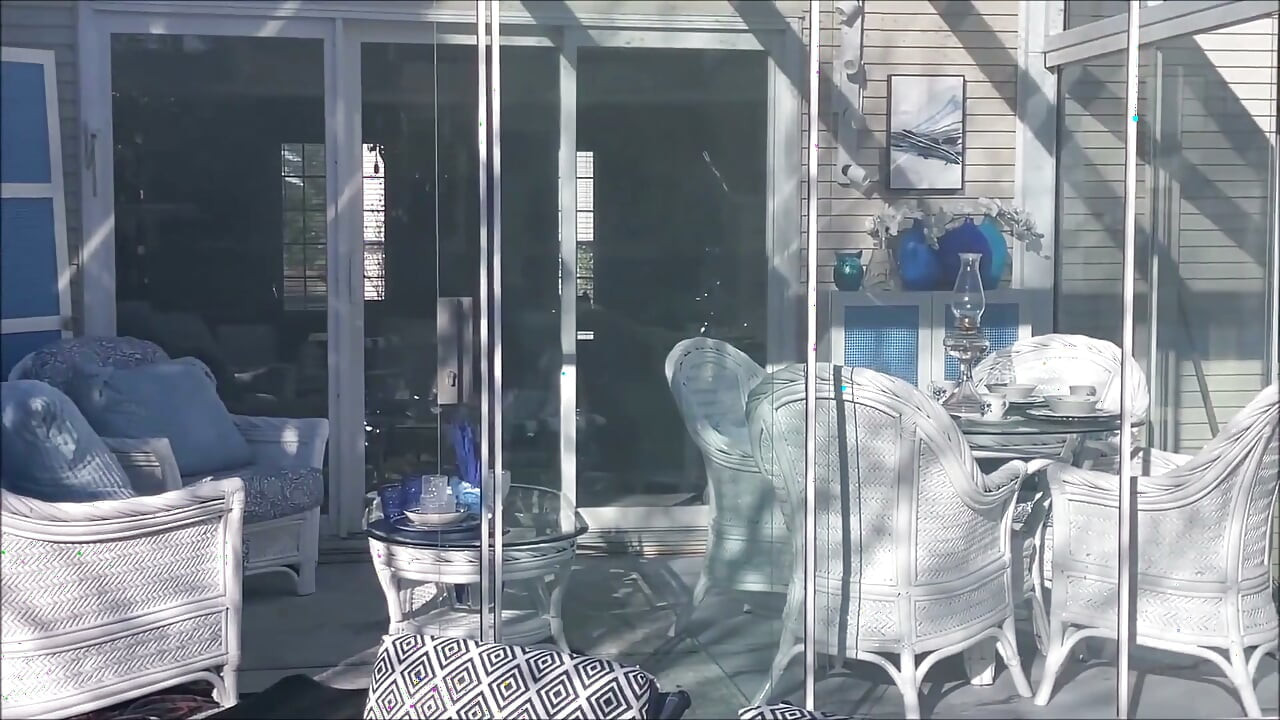 Hunk Stepdaddy Bear Naked Sunbathing in the Venranda 2