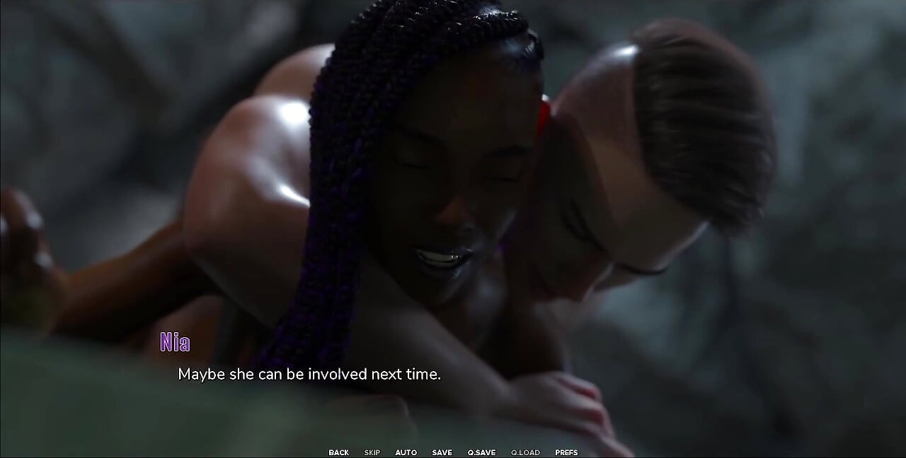 Taboo University - chica negra se la follan duro dentro de una cueva