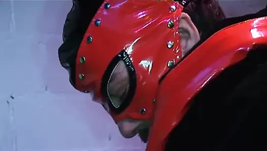 Masked Blonde Squirts Wildly From Deep Fingering Explosion