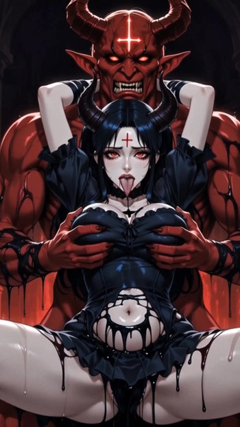 العذراء القوطية تستدعي سيد الشيطان الخطأ - فساد متشدد وكريمبي | مقطع 1