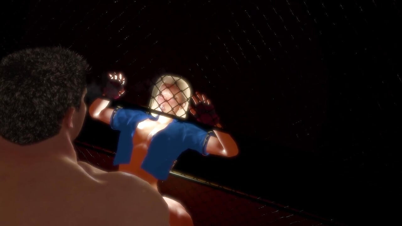 Cammy Sex Cage Fight - Street Fighter paródia