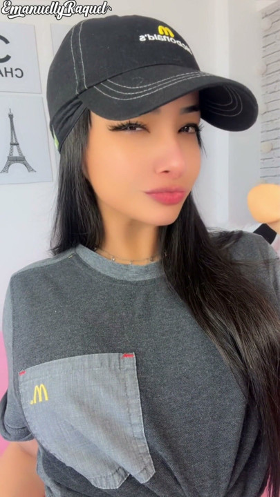 Role Play fucking a hot latina attendant EMANUELLY RAQUEL in a break of the restaurant | Clip 1