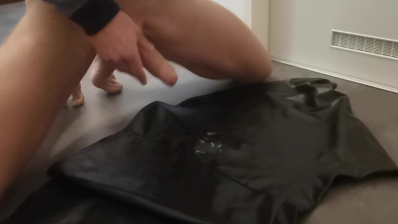 Leather Shirt Cum