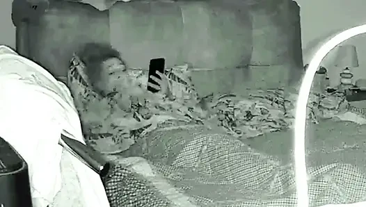 Wife Caught Chatting While Masturbating