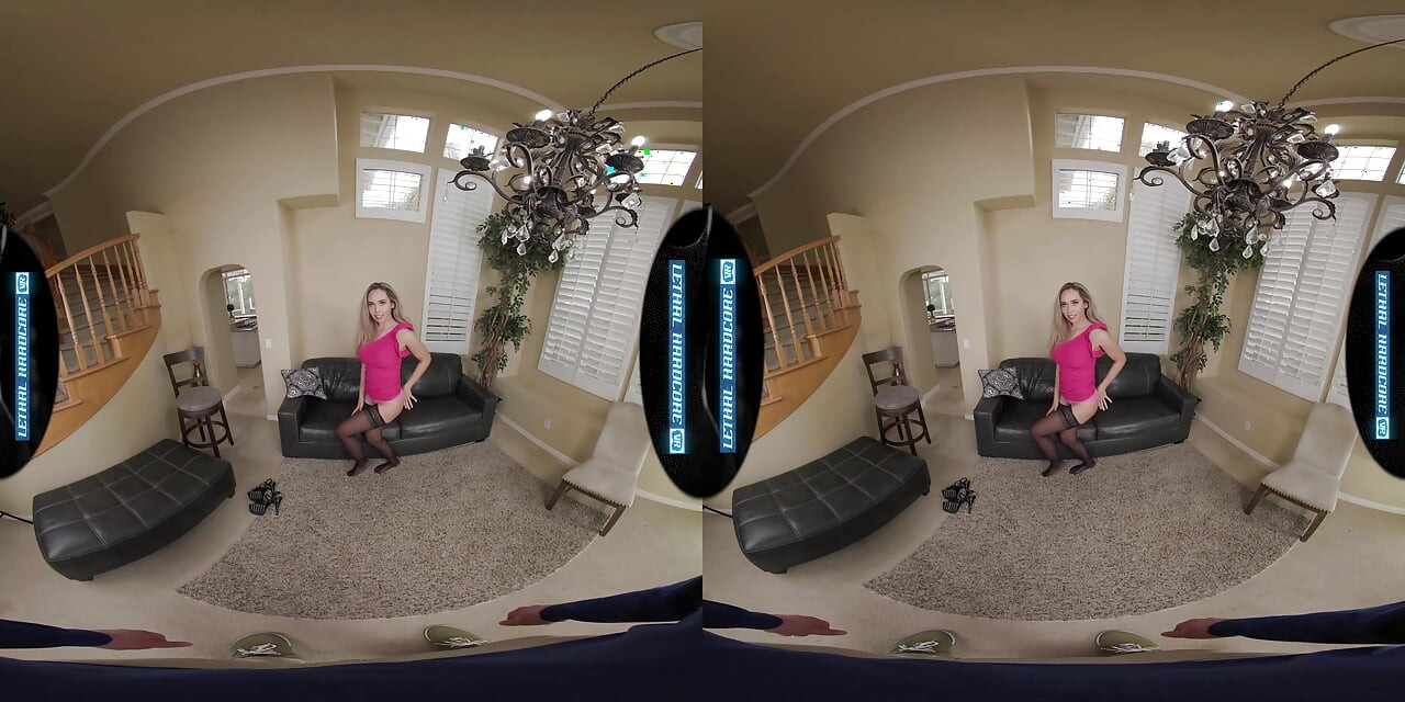 LETHAL HARDCORE VR - Flexible MILF Strips For You Before Spreading Wide For Your Dick