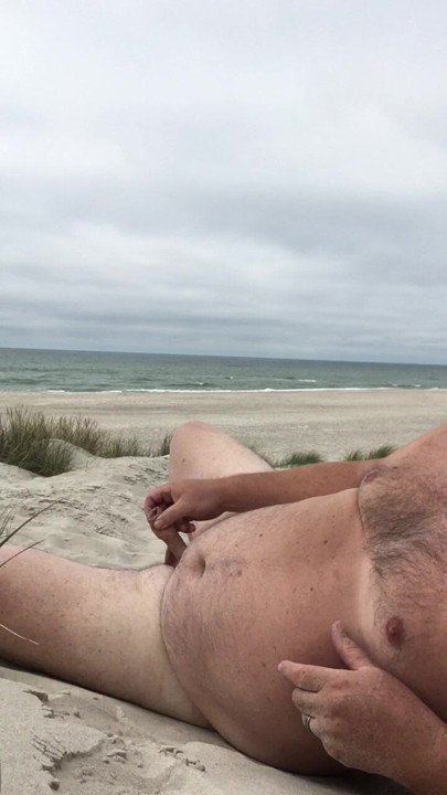 En la playa