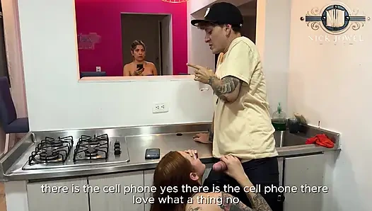 Shairapsychosex menangkap iblis Khloee meniduri pacarnya dan memutuskan untuk bergabung dengannya untuk threesome