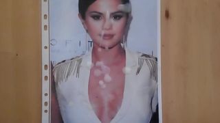 Cum Tribute 4 on Selena Gomez
