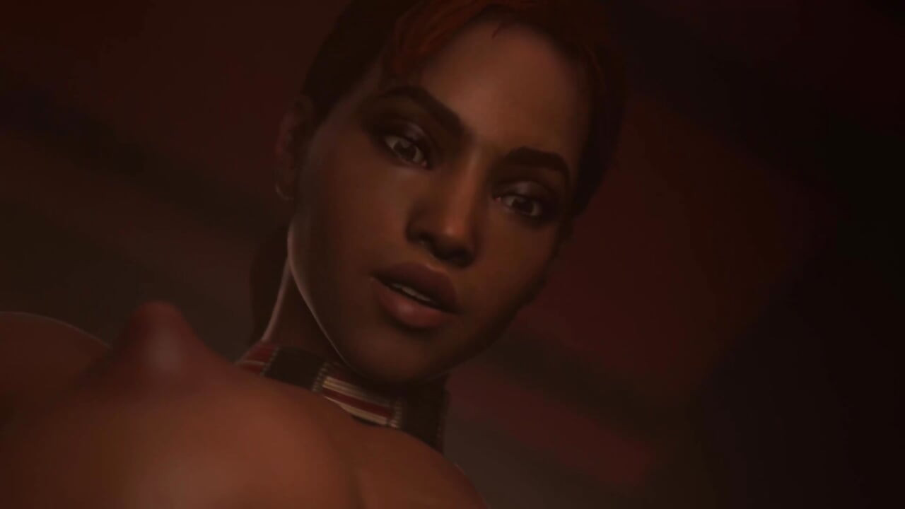 זוג לסביות נהנה במסיבה שנתית