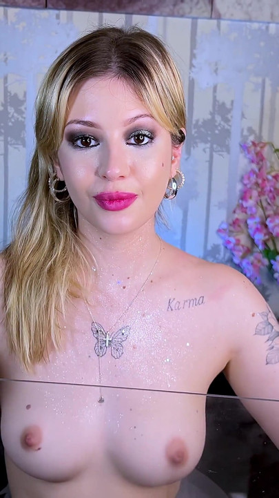 Tits Squished Against Glass Extreme Breast Compression