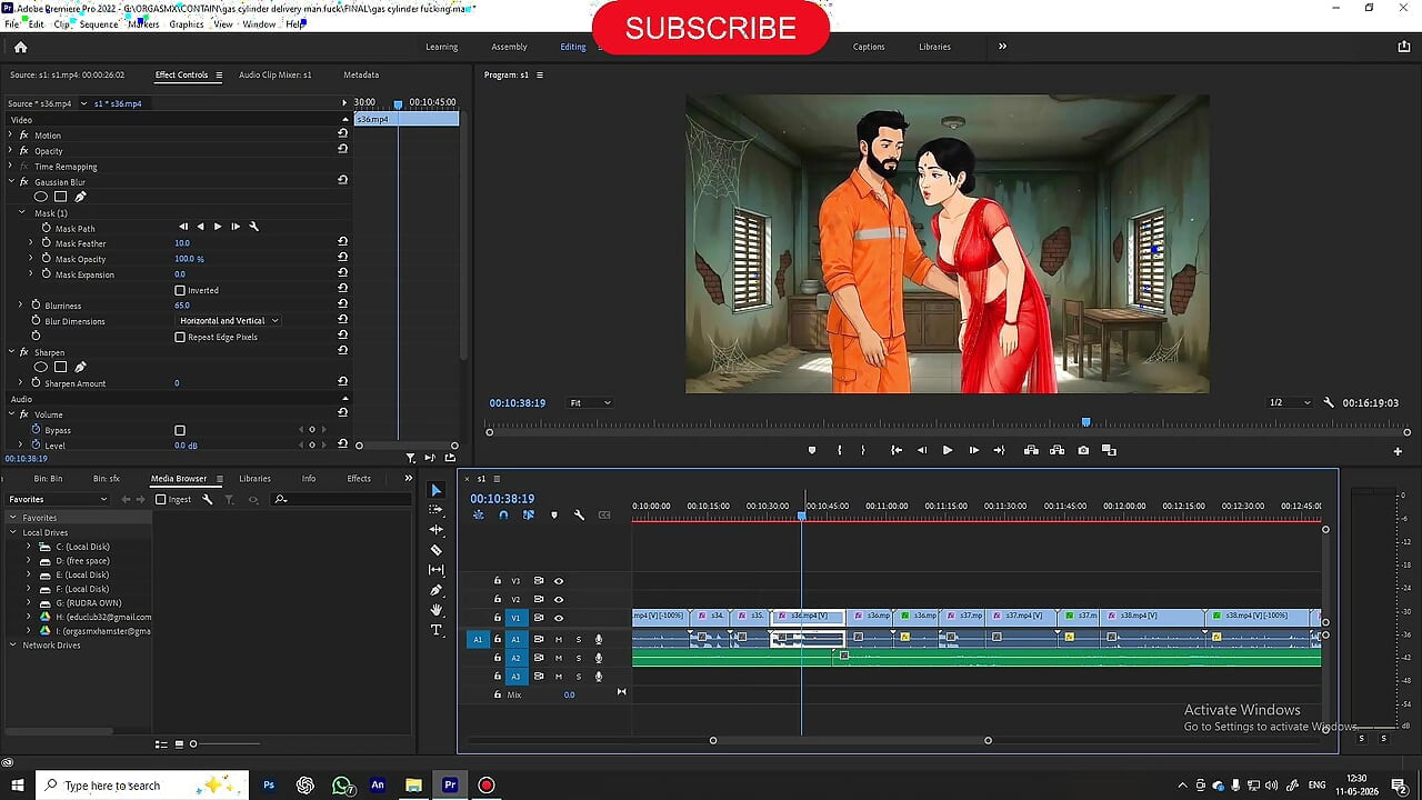 Desi gázszállító fiú baszás projekt - vágás