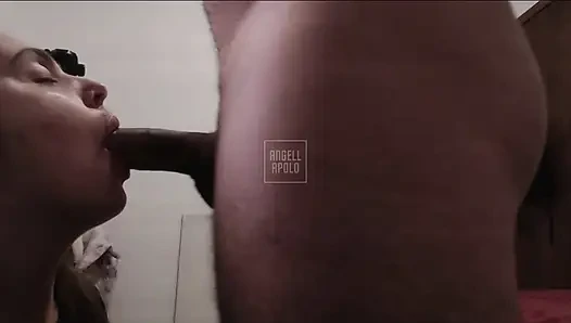 Slutty Wife Sucking Her Husband's Friend's Tasty Cock