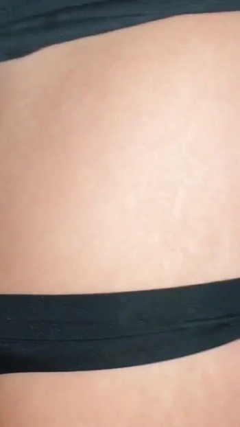 Iconic moment from "Cumming in my black panties"