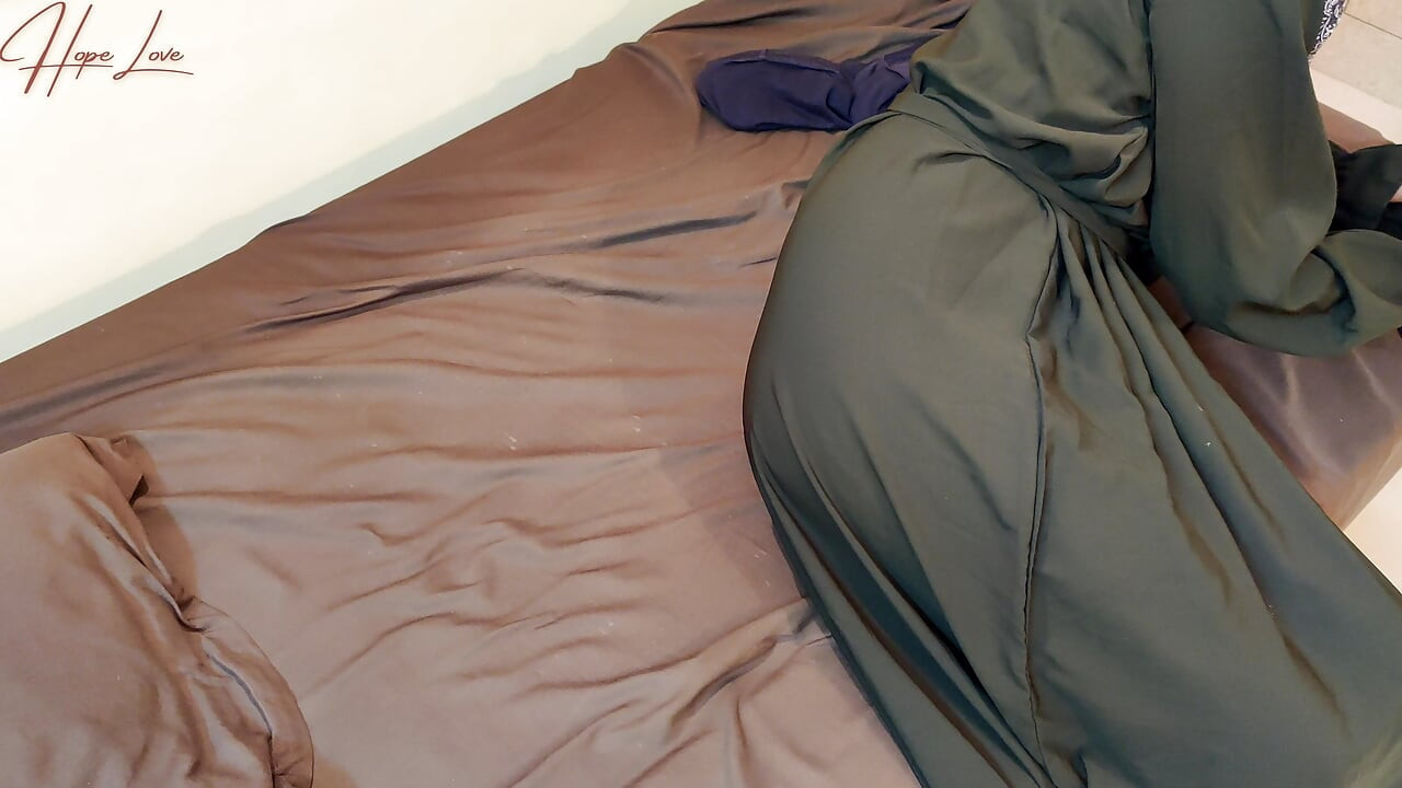 Muslim Hijabi Woman with Step Brother.