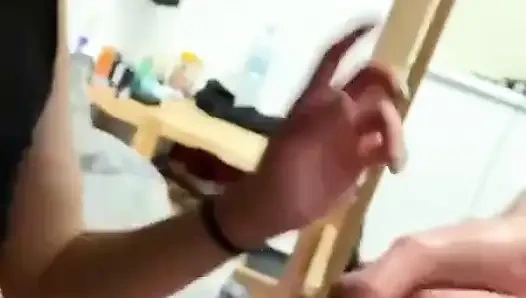 Francesca Palma enjoy with 2 big cocks