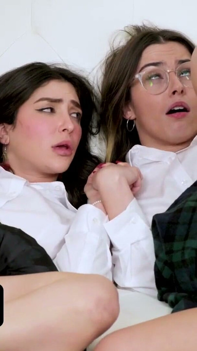 Virgin BFFS Are Grossed Out By The Idea Of Touching Their Step Brothers' Hard Cocks - SisSwap | Clip 3