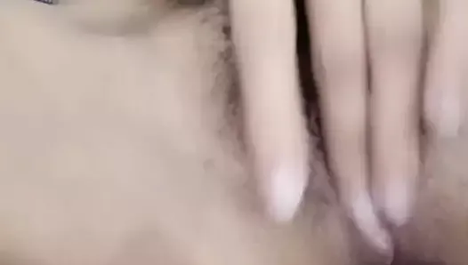 Boob massage with pussy rubbing and shivering orgasm