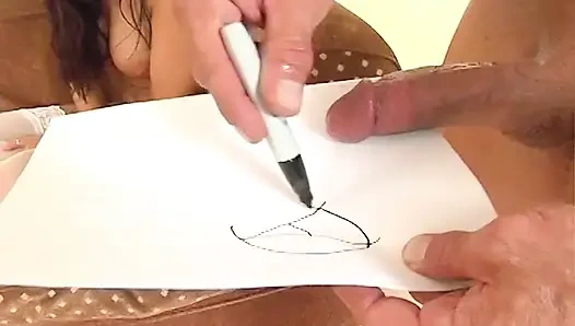 Ateşli kız büyük bir yarağı emiyor ve sonra biniyor ve amına boşalıyor