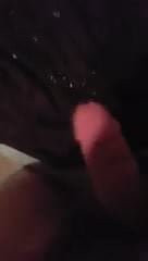 Cumming after a long day at work