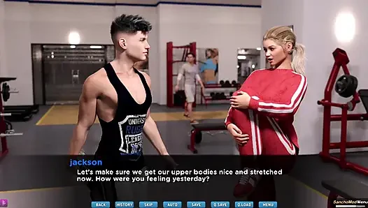 Saksi telanjang #9 akan gym untuk membuat tubuh itu bugar