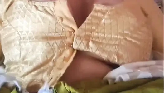 Подборка видео траха с сексуальной домохозяйкой дези в сари и блузке в видео от первого лица