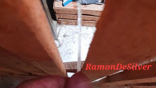 Master Ramon pisses his golden champagne in his slave's basement