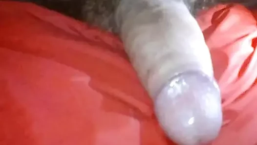 Felching porn video – Young Colombian porn with a big penis masturbates for a lot of milk
