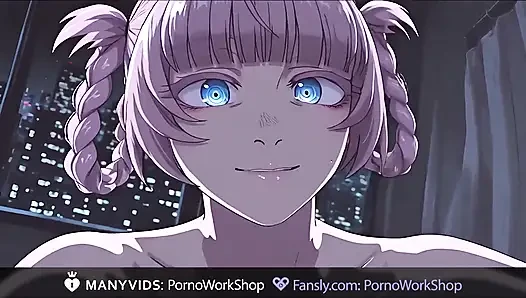 Hentai. Gang Bang with Black Guys