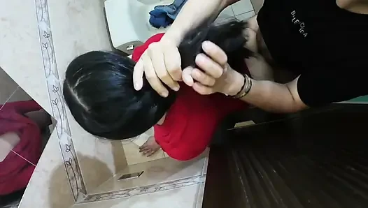 FREE USE OF MY STEPSISTER. FUCKING IN THE BATHROOM.