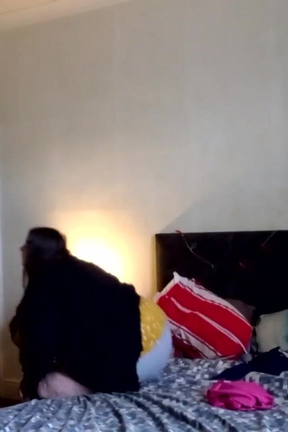 BBW SSBBW bedroom stripping