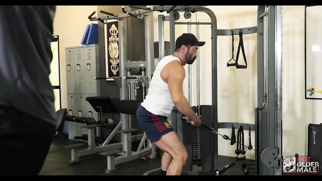 Gym Daddies Roman and Adam Continue Their Workout at Home