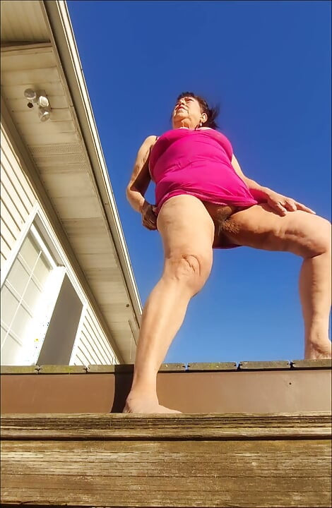 Enjoying Peeing Out Doors