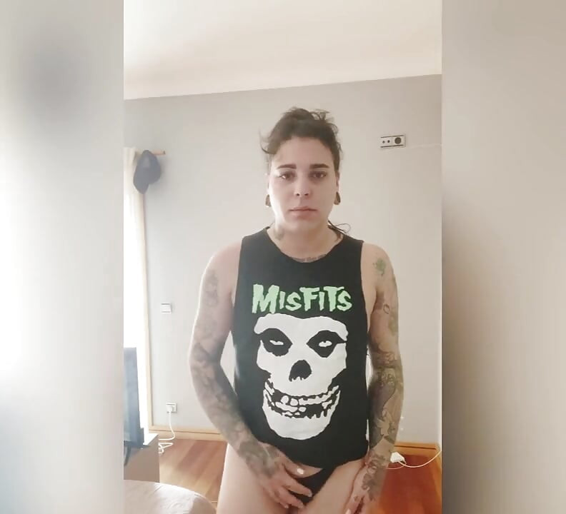 Putting on clothes to stay at home after taking a shower