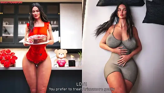 The Synthetic Part 10 By Carbon - Busty MILF Gives Horny Guy a Handjob, Big Cock Cumshot