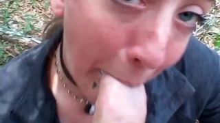 POV, big dick gets sloppy blowjob from this beautiful wife