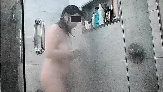 Epic Asian Mature Long Nipples - POV Real Pee Moment + Wet Shower Tease by andrewtatt