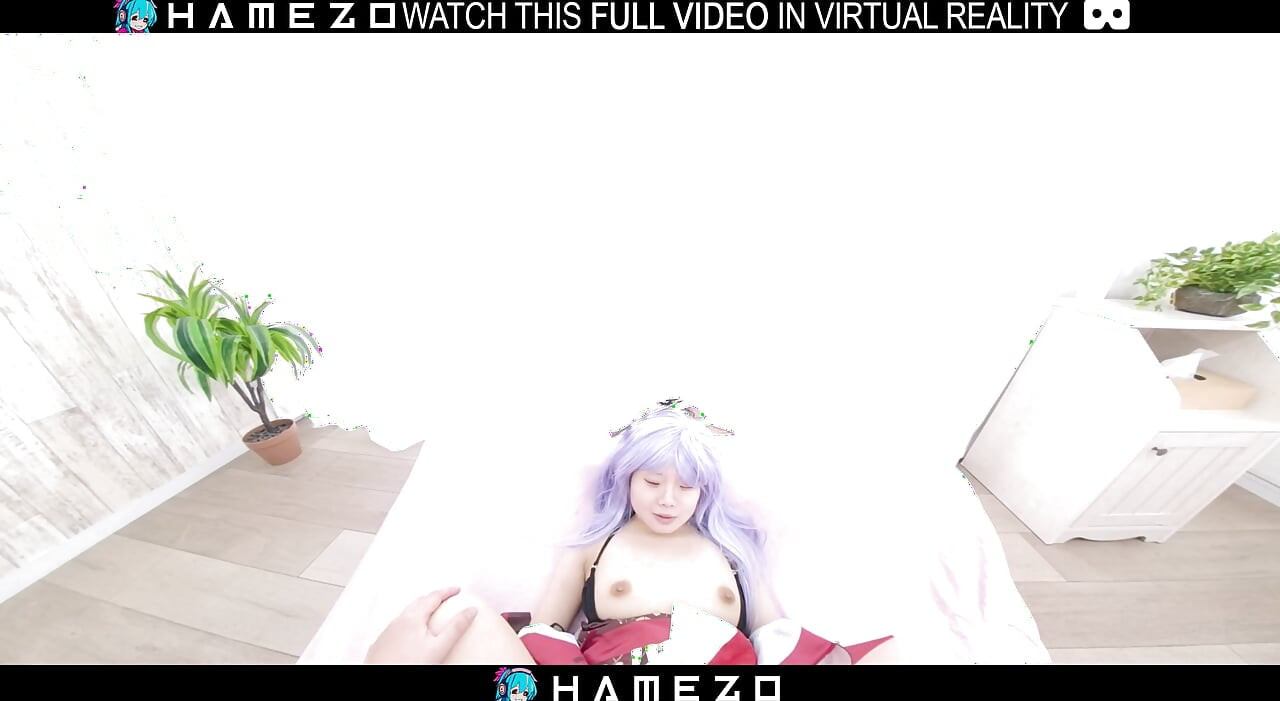 Сексуальная японская девушка Cocona Himekawa ублажает своего бойфренда, в VR.