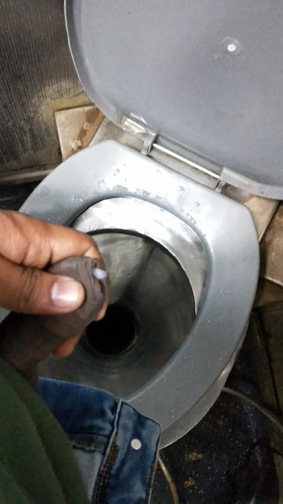 Mastrubation In Train Toilet.