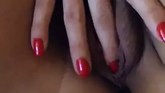 Wife fingering herself and jerking friend