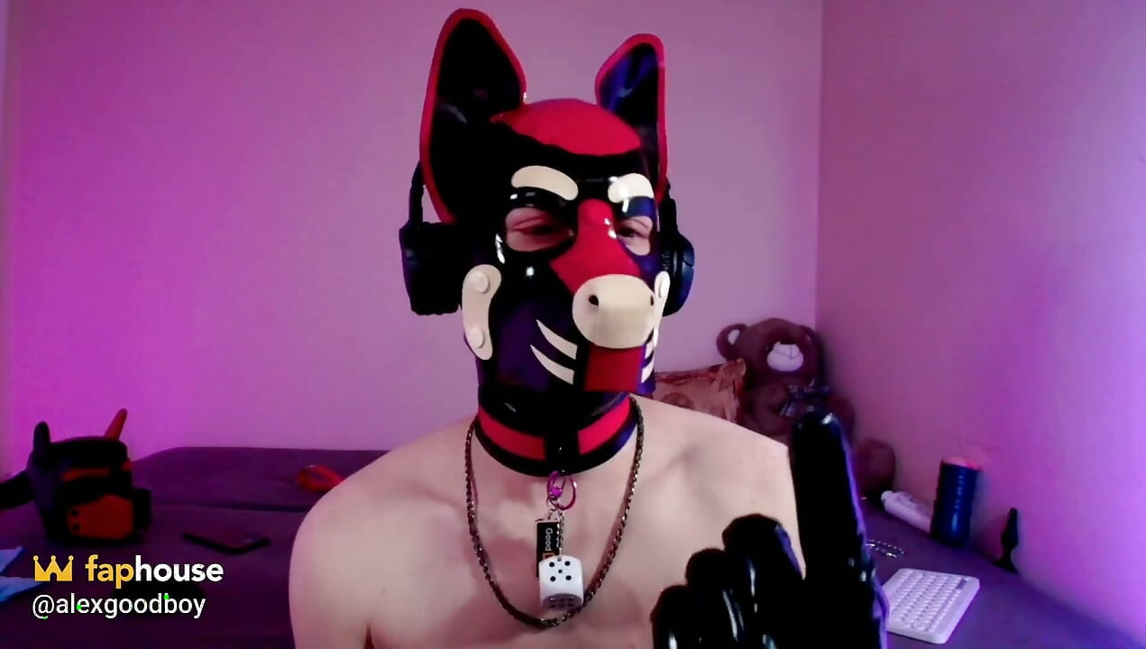 K-9goodboy's langzame latex plagen maakt me wild