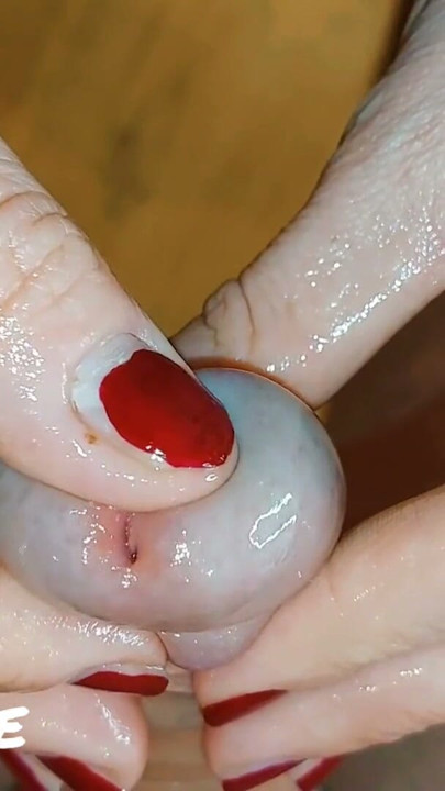 Hungry Goth Girl Eats Skittles Out My Foreskin (Milking-time) | Clip 2