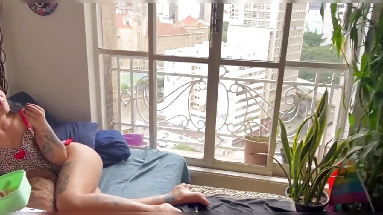 Afternoon Session, I Called My Friend with the Hairy Pussy Over to Watch a Movie and We Had Great Sex.