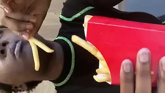 Public McDonald’s Mukbang