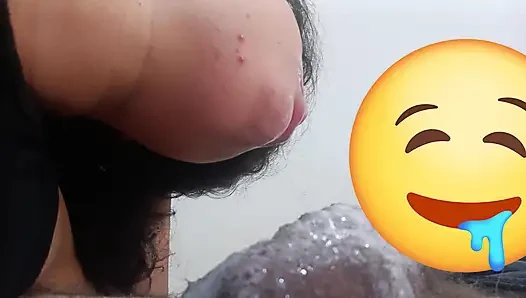 POV DAN CLOSEUP EKSTREM CEWEK JALANG INI, YANG NYEPONG KONTOL GANAS