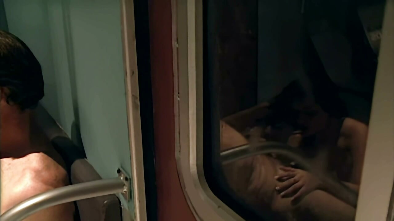 Runaway Slut Spreads Wide for Stranger Cock in Train