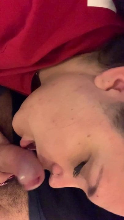 Shana sucking cock